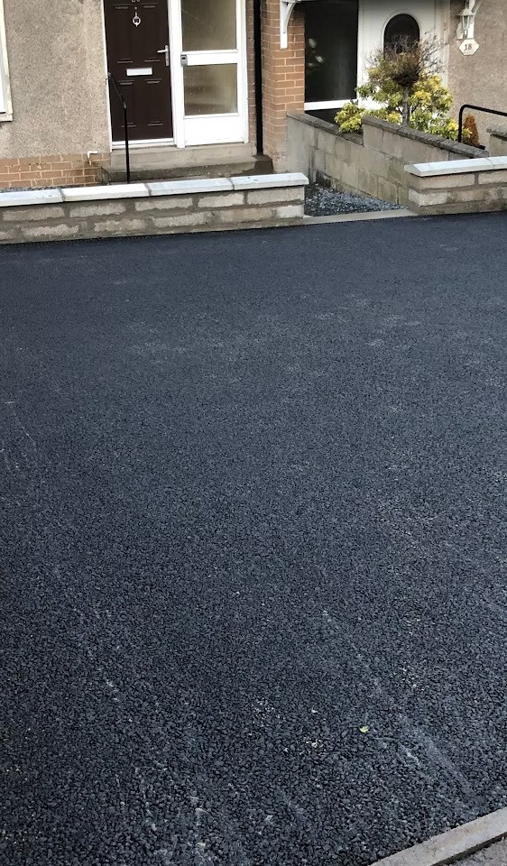 Paving and landscaping work carried out by Balmoral Contractors